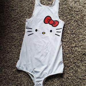 sanrio hello kitty bodysuit xs